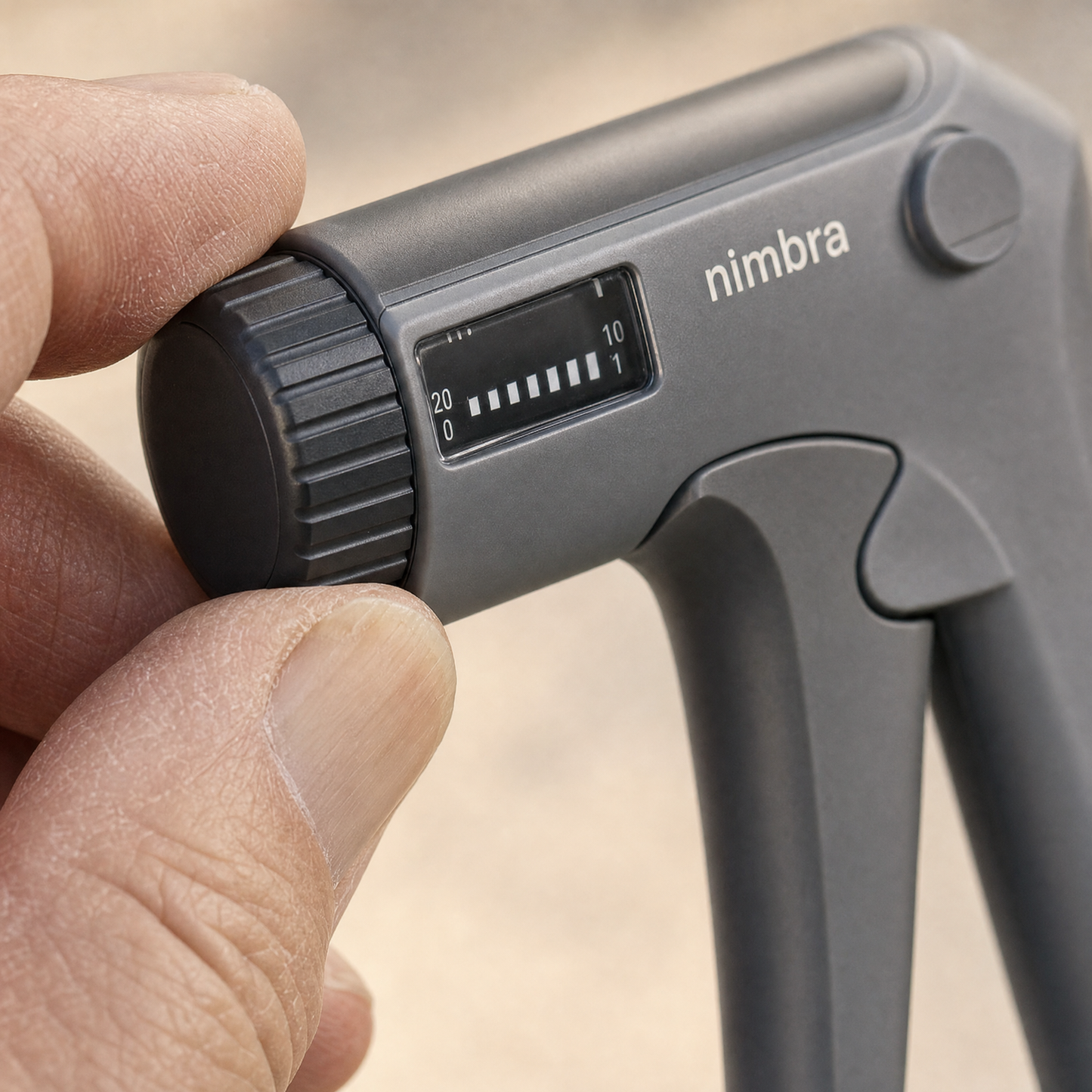 Adjusting the Nimbra resistance dial